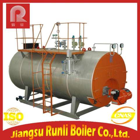 Wns Industrial Heavy Oil and Light Oil Fired Steam Boiler or Hot Water Boiler with Burner