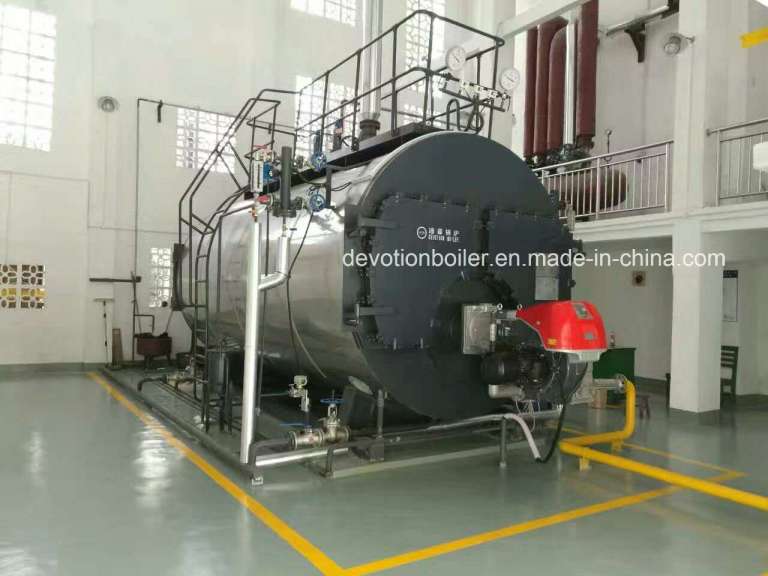 Fuel Gas, Oil Three Pass Fire Tube Packaged Steam Boiler